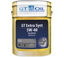 Масло Extra Synt, SAE 5W-40, API SN/CF, 20 л GT OIL 8809059407424