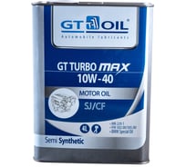 Масло Turbo Max, SAE 10W-40, API SJ/CF, 4л GT OIL 8809059408636