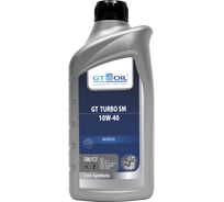 Масло Turbo SM, SAE 10W-40, API SM,SN/CF, 1 л GT OIL 8809059407011
