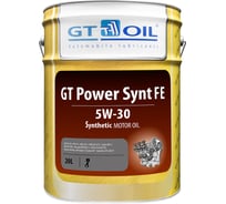 Масло Power Synt FE, SAE 5W-30, API CI-4, 20л GT OIL 8809059408025