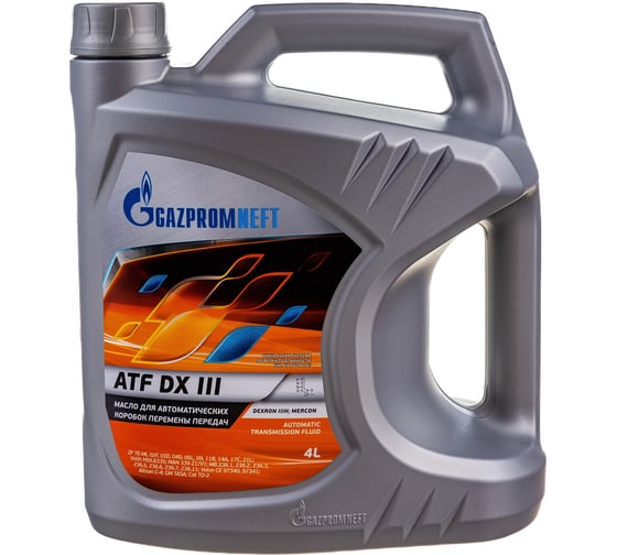 Масло ATF DX III 4л Gazpromneft 253651855