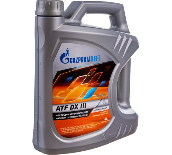Масло ATF DX III 4л Gazpromneft 253651855