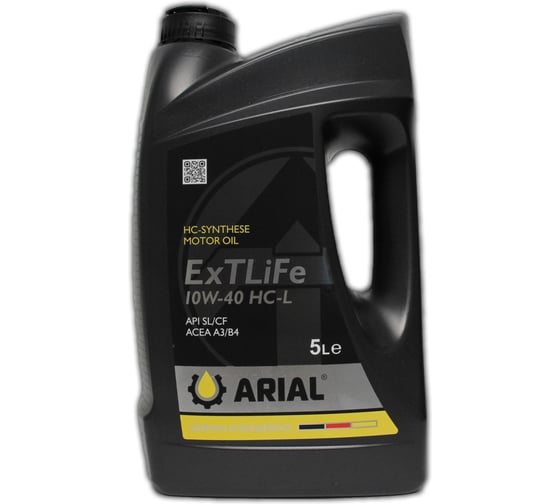 Моторное масло ARIAL ExTLiFe HC-L10W-40 (5л) AR002104040 1