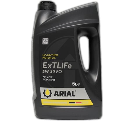 Моторное масло ARIAL ExTLiFe FO 5W-30 (5л) AR006053040