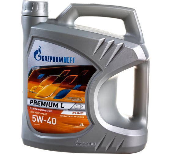 Масло GAZPROMNEFT Premium L 5W-40 4 л 2389900122