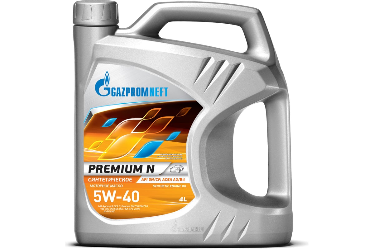 Масло GAZPROMNEFT Premium N 5W-40 4л 2389900144 253140423