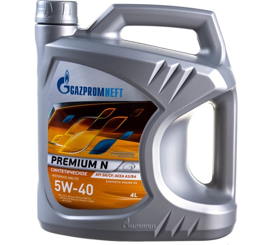 Масло GAZPROMNEFT Premium N 5W-40 4л 2389900144 253140423