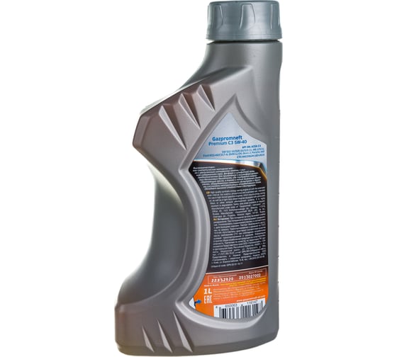 Масло Premium СЗ 5w40 1л Gazpromneft 253142232