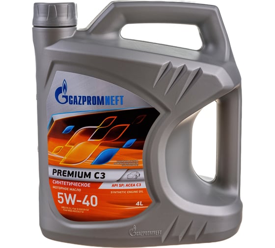 Масло Premium СЗ 5w40 4л Gazpromneft 253142233