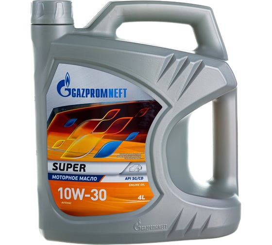Масло Super 10W-30 4л Gazpromneft 253142139