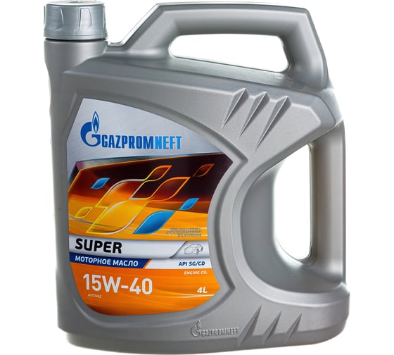 Масло Super 15W-40 4л Gazpromneft 253142147