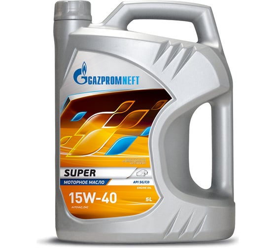 Масло Super 15W-40 5л Gazpromneft 253142148