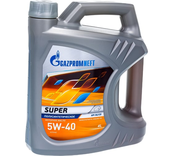 Масло GAZPROMNEFT Super 5W-40 4л, 2531401374