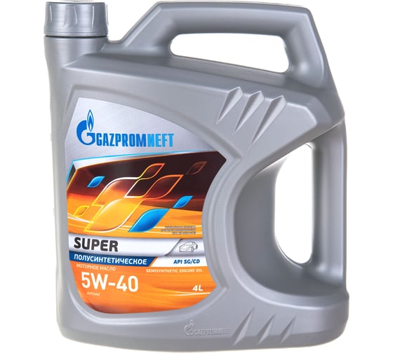 Масло GAZPROMNEFT Super 5W-40 4л, 2531401374
