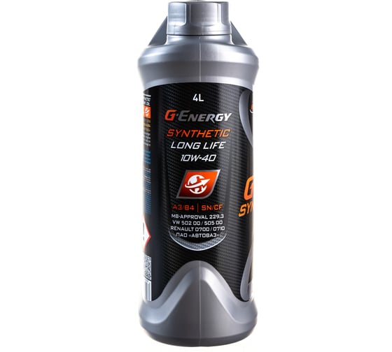 Масло Synthetic Long Life 10W-40 4л G-Energy 253142395