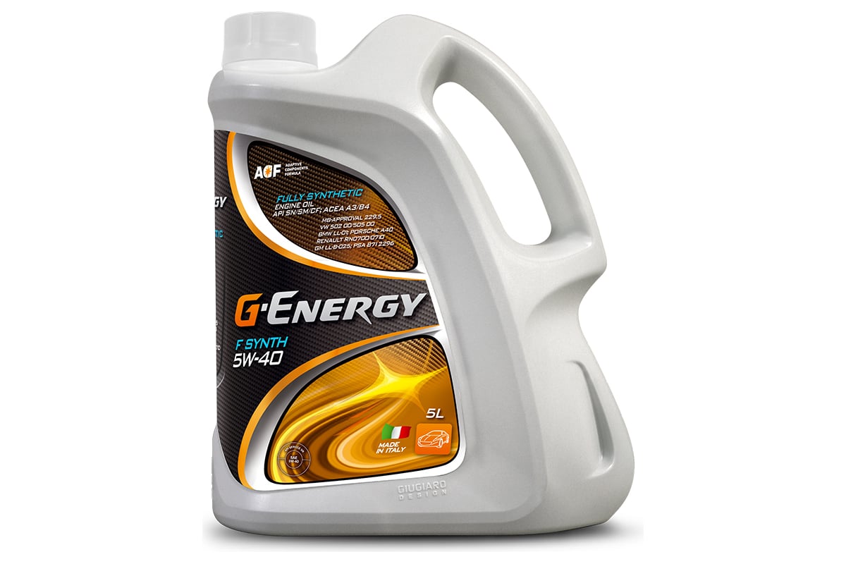 Масло F Synth 5W-40 5л G-Energy 253142043 - выгодная цена, отзывы ...