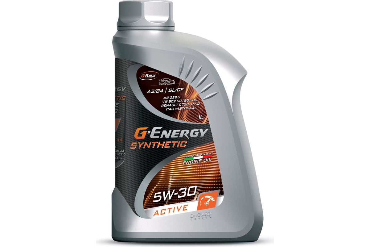 Масло G-ENERGY Synthetic Active 5W-30 1л 253142404 - выгодная цена, отзывы,  характеристики, фото - купить в Москве и РФ