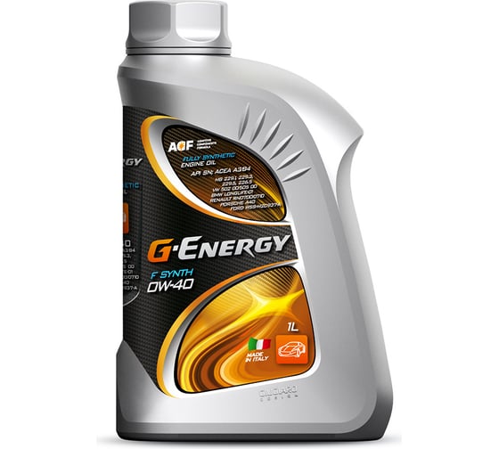 Масло F Synth 0W-40 ITALY 1л G-Energy 253142287