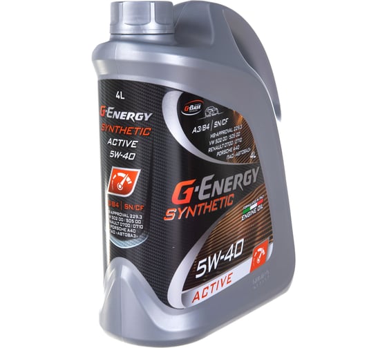 Масло G-ENERGY Synthetic Active 5W-40 4л 253142410