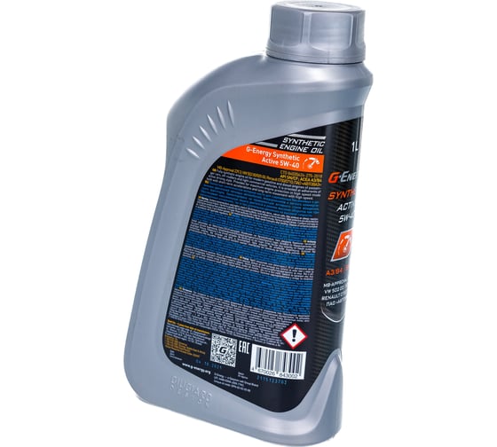 Масло G-ENERGY Масло Synthetic Active 5W-40 1л 253142409