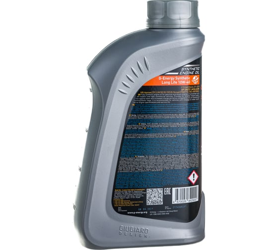 Масло Synthetic Long Life 10W-40 1л G-Energy 253142394