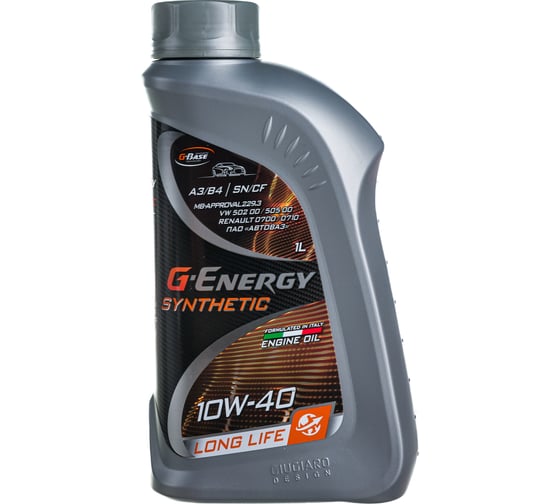 Масло Synthetic Long Life 10W-40 1л G-Energy 253142394