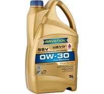 Моторное масло RAVENOL SSV Fuel Economy SAE 0W-30 , 5 л new 1111145-005-01-999