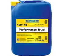 Моторное масло RAVENOL Performance Truck 10W-40, 20 л new 1122106-020-01-999