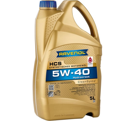 Моторное масло RAVENOL HCS SAE 5W-40, 5 л, new 1112105-005-01-999