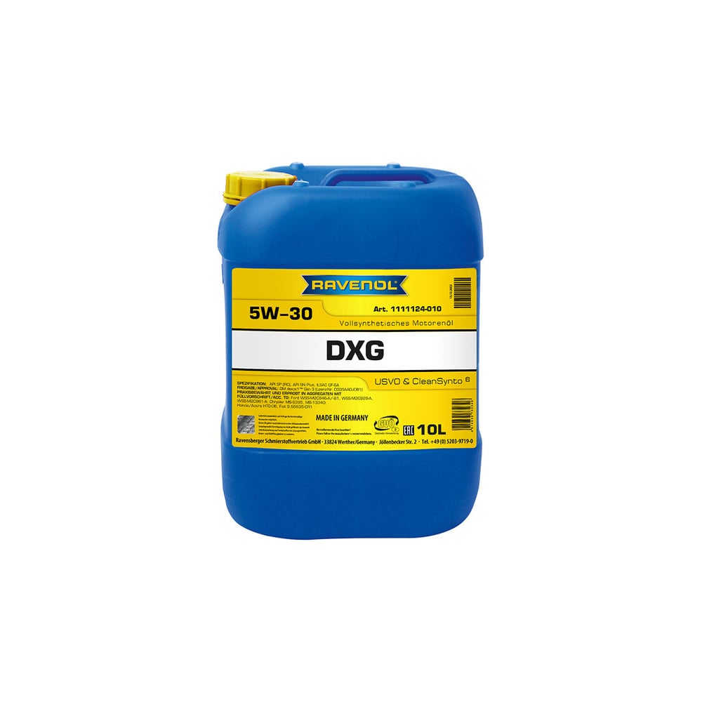 Моторное масло RAVENOL DXG SAE 5W-30, 10 л 1111124-010-01-999 ...