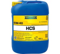 Моторное масло RAVENOL HCS SAE 5W-40, 10 л, new 1112105-010-01-999