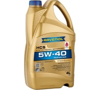 Моторное масло RAVENOL HCS SAE 5W-40, 4 л, new 1112105-004-01-999 30727262