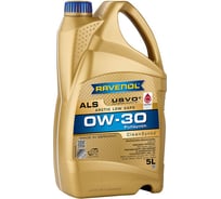 Моторное масло RAVENOL Arctic Low SAPS ALS SAE 0W-30, 5 л 1111137-005-01-999
