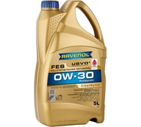 Моторное масло RAVENOL FES SAE 0W-30, 5 л, new 1111146-005-01-999