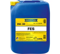 Моторное масло RAVENOL FES SAE 0W-30, 20 л 1111146-020-01-999