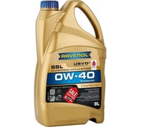 Моторное масло RAVENOL Super Synthetik Oel SSL SAE 0W-40, 8 л, new 1111108-BF8-01-999