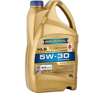Моторное масло RAVENOL HLS SAE 5W-30, 5 л, new 1111119-005-01-999