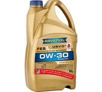 Моторное масло RAVENOL FES SAE 0W-30, 5 л (4+1) 1111146-A05-01-909