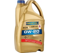 Моторное масло RAVENOL ECS EcoSynth SAE 0W-20, 5 л (4+1) 1111102-A05-01-909