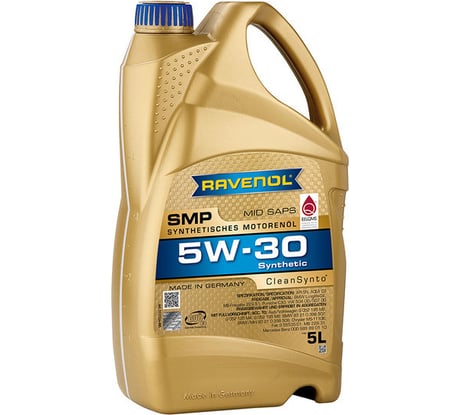 Моторное масло RAVENOL SMP SAE 5W-30, 5 л 1111126-005-01-999
