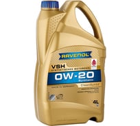 Моторное масло RAVENOL VSH SAE 0W-20, 4 л 1111154-004-01-999