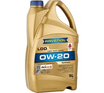 Моторное масло RAVENOL LDD Light Duty Diesel SAE 0W-20, 5 л 1121107-005-01-999