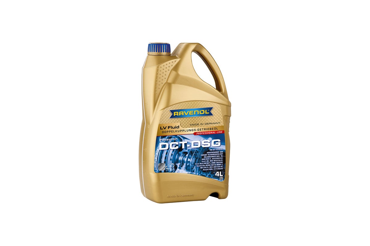 Трансмиссионное масло RAVENOL DCT/DSG LV Fluid 4 л 1212107-004-01-999 -  выгодная цена, отзывы, характеристики, фото - купить в Москве и РФ