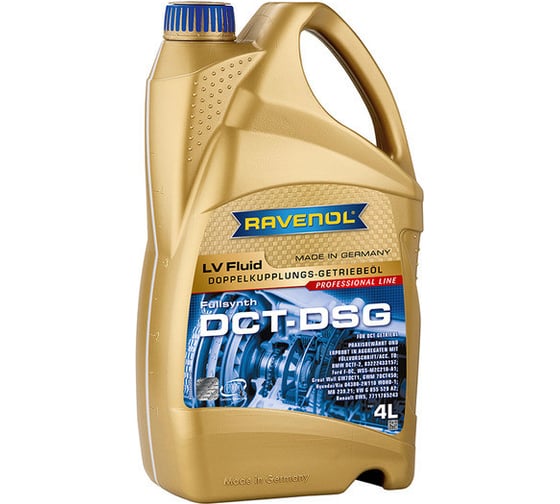 Трансмиссионное масло RAVENOL DCT/DSG LV Fluid 4 л 1212107-004-01-999
