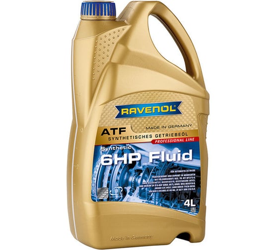 Трансмиссионное масло RAVENOL ATF 6 HP Fluid 4 л, new 1211112-004-01-999 1