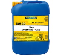 Моторное масло RAVENOL Ultra Synthetik Truck SAE 5W-30, 10 л new 1121102-010-01-999