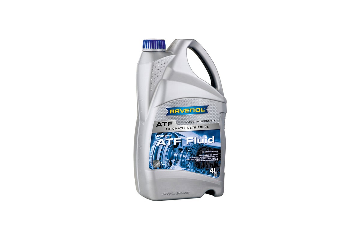 Трансмиссионное масло RAVENOL ATF Fluid, 4л new 1213101-004-01-999 ...