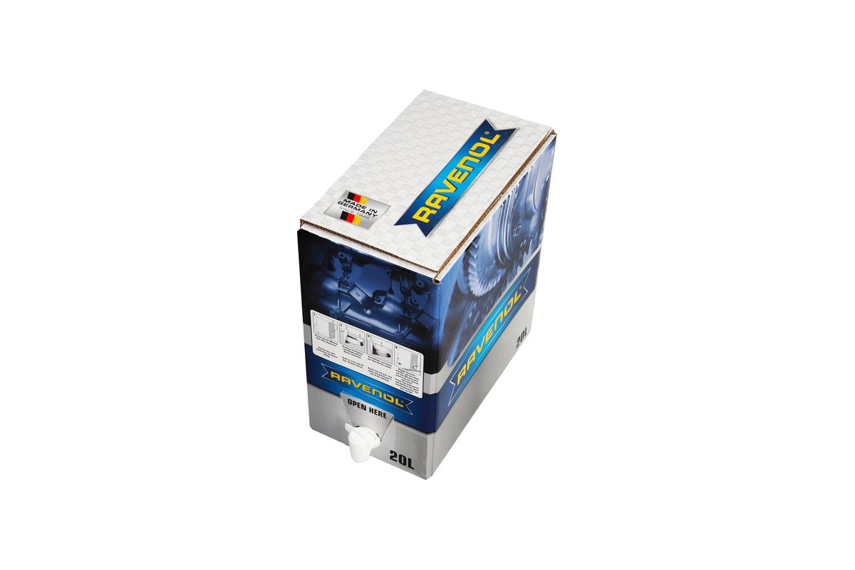 Трансмиссионное масло RAVENOL ATF DSIH 6, 20л ecobox 1211133-B20-01-888 ...