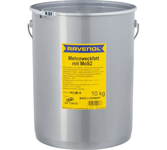Смазка RAVENOL Mehrzweckfett m.MOS 2 10 кг 1340103-010-03-000