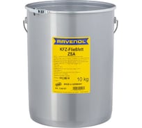 Смазка для централизованных систем RAVENOL KFZ-Fliessfett ZSA, 10 кг 1340107-010-03-000